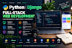 develop a python django web application