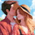 draw semi realistic anime couple art