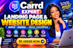design carrd landing page redesign carrd website design