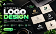 esign a modern minimalist logo with a premium look