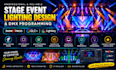 design stage event lighting and program dmx lighting cue showxpress qlc lightkey