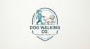 design a friendly and professional dog walker logo