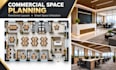 create commercial space plans and functional interior layouts