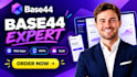 build a base44 app, web app, mvp or saas with base44