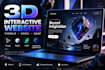 build a 3d interactive website with threejs, webgl and gsap