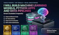 build machine learning models, python ai apps, and data pipelines