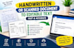 convert handwritten or scanned documents into editable text
