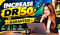 increase dr ahrefs domain rating dr 50 plus