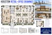 create houston retail and office architectural drawings