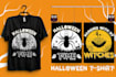 create custom halloween christmas holiday t shirt design
