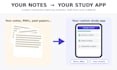 turn your notes or pdfs into a custom interactive study module