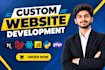 build website, website development, full stack developer, front end developer