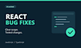 fix a react frontend bug and document the solution