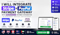 integrate stripe paypal payment gateway with woocommerce payment integration