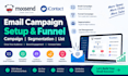 moosend sender icontact email campaign setup funnel campaign segmentation list