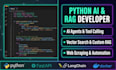 build python ai agents, rag applications, and automation scripts