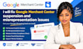 fix google merchant center suspension and misrepresentation issues