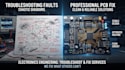 review troubleshoot and fix your pcb schematic,  layout design, redesign pcb