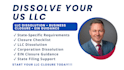 file your llc dissolution for your USA corporation, dissolve llc, amendment