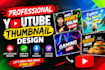 design eye catching youtube thumbnails