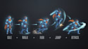 create smooth 2d game character animations in spine 2d