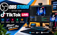 setup obs studio for tiktok live with custom overlay, alerts and audio
