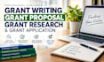 do grant writing, grant proposal, grant research, and grant application