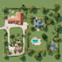draw and render architectural site plan, rv park, property