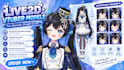draw and rig 2d vtuber model live2d vtuber model anime vtuber live 2d vtuber