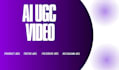 create ai ugc ads, ai video ads, ai product ads, tiktok, facebook,instagram ads