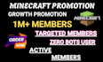 promote minecraft server promotion, dayz, rust, fivem, gaming server, discord ad