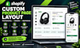 design and customize a shopify product page layout