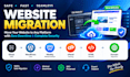 migrate ghost cms wordpress weebly domain website safely cpanel website html