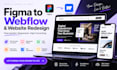 convert figma to webflow and redesign your webflow website