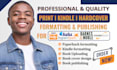 book publishing kdp expert upload kindle publishing consultant self publishing