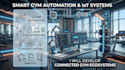 develop smart gym automation, iot device integration, hvac, lighting and robotic
