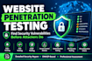perform website pentesting with detailed report