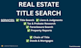 do real estate property title search