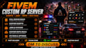 create a premium fivem esx server with custom scripts
