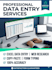 do professional data entry copy paste and excel data formatting