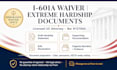 prepare supporting written documentation for your601a waiver
