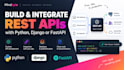 build and integrate rest apis with python django or fastapi