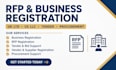 handle UK rfp registration, business registration, tender setup and procurement