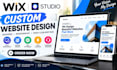 design a custom wix studio website with responsive layout