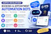 custom develop booking appointment bot,vfs bot,booking bot,vfs appointment