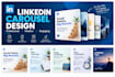 design professional linkedin carousel and posts