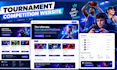 build an esports gaming tournament competition website in wordpress