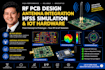 create rf pcb design, antenna integration, hfss simulation and iot hardware