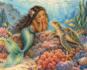 create magical mermaid childrens book illustrations