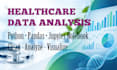 clean, analyze and visualize your healthcare data using python